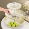 Khay đựng trái & bánh kẹo nhiều tầng kem sữa 2.026 - Bàn trà, giá 135.000 VND