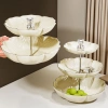 Khay đựng trái & bánh kẹo nhiều tầng kem sữa 2.026 - Bàn trà, giá 135.000 VND 2