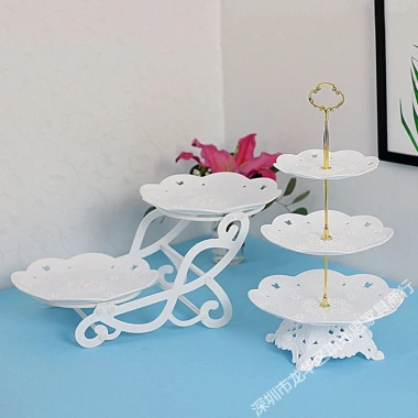 Khay Đựng Trái Cây 2-3 Tầng - Trang Trí Bàn Tiệc, Sinh Nhật, Văn Phòng - Giá 69k 4