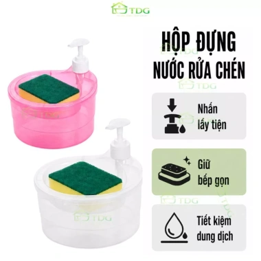 Khay đựng xà phòng rửa chén TDHome HH425 - Chứa nước rửa, vòi tiện, 23.889đ