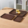 Khay giả Gỗ Nhựa m Decor màu tối – Trưng bày đồ uống, trang trí quán cafe, 33.495₫