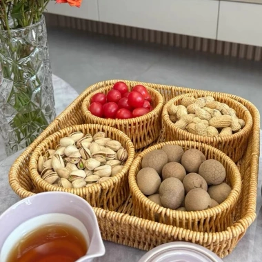 Khay Giả Mây Đa Năng Tết – Đựng Mứt, Trái Cây, Bánh Kẹo, Giá ưu đãi 249.000 8