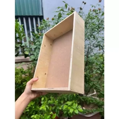 Khay gỗ 2 chiếc 25x35 - Đựng bánh kẹo, hoa quả, set quà Tết, giảm còn 60.000 VND 2