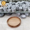 Khay Gỗ 2 Mặt Phủ Vân Gỗ - Khay Tre, Hoa Mặt Trời, Mây - Mâm Cúng Gia Tiên Giá 130.000đ 4