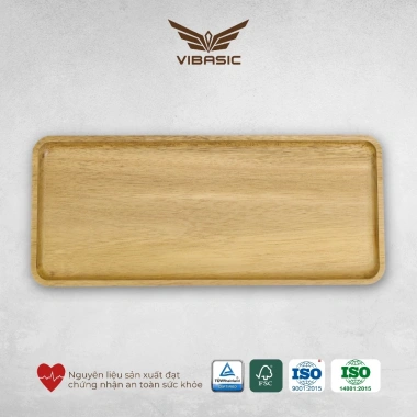 Khay gỗ chữ nhật Decor Tết - Đựng mứt, bánh, hạt, giá ưu đãi 97.500₫ | Vibasic 10