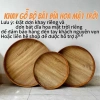 Khay gỗ đa năng bộ bát đĩa hoa mặt trời - Đặt riêng, chuẩn đẹp, giảm giá 169,000₫