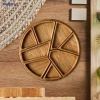 Khay gỗ đa năng có ngăn tháo rời - Đĩa đựng thức ăn chay cho tiệc tráng miệng và đám cưới - Giá ưu đãi 502.700 3