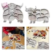 Khay gỗ dễ thương tấm tráng miệng - Đĩa trang trí nhà hàng, bàn ăn, quán cà phê - 356.400₫ 7
