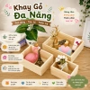 Khay gỗ decor đa năng, hộp quà thông tự nhiên, gói quà & trang trí, nhiều kích thước – Giá 36.270₫