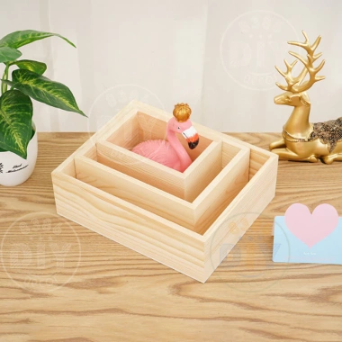 Khay gỗ decor đa năng, hộp quà thông tự nhiên, gói quà & trang trí, nhiều kích thước – Giá 36.270₫