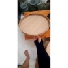 Khay gỗ đựng bát đĩa, mâm gỗ bộ đĩa mặt trời thắp hương Gia Tiên - 199.000₫ 5