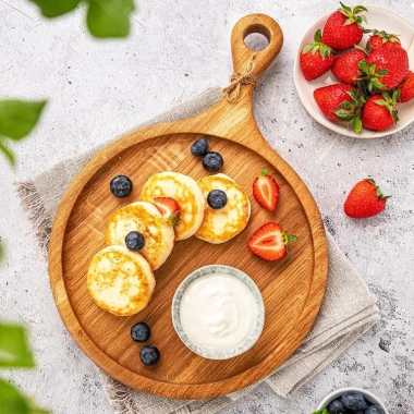 Khay Gỗ ECOHUB - Đĩa Đựng Trà Bánh Kẹo Noel Tết, Đa Kiểu, Giá 58.000đ