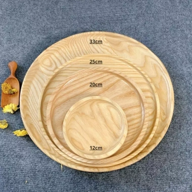Khay Gỗ ECOHUB - Đĩa Đựng Trà Bánh Kẹo Noel Tết, Đa Kiểu, Giá 58.000đ