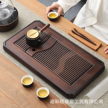 Khay Gỗ Nâu Cao Cấp - Bàn Trà, Kê Ấm, Chén Trà Đạo, Đa Kích Thước, Giá Giảm 304k
