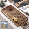 Khay Gỗ Nâu Cao Cấp - Bàn Trà, Kê Ấm, Chén Trà Đạo, Đa Kích Thước, Giá Giảm 304k 10