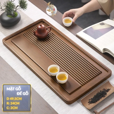 Khay Gỗ Nâu Cao Cấp - Bàn Trà, Kê Ấm, Chén Trà Đạo, Đa Kích Thước, Giá Giảm 304k 10 Khay Gỗ Nâu Cao Cấp - Bàn Trà, Kê Ấm, Chén Trà Đạo, Đa Kích Thước, Giá Giảm 304k 10