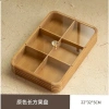 Khay gỗ nâu chia ngăn hươu vàng – Đựng bánh kẹo Tết, decor phòng khách, 260.000đ 9