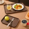 Khay gỗ nhựa vân gỗ đa năng cho quán ăn, nhà hàng và chụp ảnh - Giá chỉ 25.000 VNĐ 5