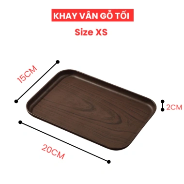 Khay gỗ nhựa vân gỗ đa năng cho quán ăn, nhà hàng và chụp ảnh - Giá chỉ 25.000 VNĐ 10 Khay gỗ nhựa vân gỗ đa năng cho quán ăn, nhà hàng và chụp ảnh - Giá chỉ 25.000 VNĐ 10
