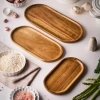 Khay gỗ Oval Decor Tết – Quà Tết sang trọng, trang trí bàn trà, đựng mứt, bánh, hạt – Giá ưu đãi 97.500₫ – Vibasic 3