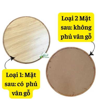 Khay Gỗ phủ vân, tre, Hoa Mặt Trời, Mây - Mâm Cúng Gia Tiên Đường Kính 45‑55cm Sứ Xanh02 giảm 130k 7