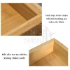 Khay gỗ tre đa năng nhiều ngăn an toàn - Đựng giấy ăn, gia vị cho nhà hàng, quán ăn 5