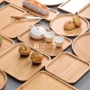 Khay Gỗ Tre Nhà Mộc Decor Cao Cấp - Đĩa Gỗ Tự Nhiên Chụp Hình, Đựng Đồ Ăn Uống 46k 3