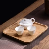Khay Gỗ Tre Nhà Mộc Decor Cao Cấp - Đĩa Gỗ Tự Nhiên Chụp Hình, Đựng Đồ Ăn Uống 46k 4