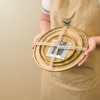 Khay gỗ tròn Decor Tết – Quà Tết, bàn trà, đựng mứt, bánh, hạt | 97.500 VNĐ – Vibasic 9