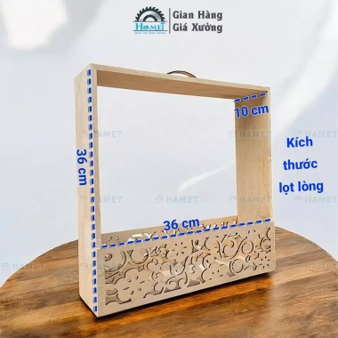Khay Gỗ Vali Gói Quà Tết HAMET - Thiết Kế Hiên Đại, Điểm Nhấn Độc Đáo