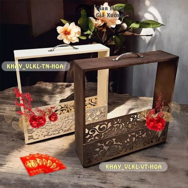 Khay Gỗ Vali Gói Quà Tết HAMET - Thiết Kế Hiên Đại, Điểm Nhấn Độc Đáo 5 Khay Gỗ Vali Gói Quà Tết HAMET - Thiết Kế Hiên Đại, Điểm Nhấn Độc Đáo 5