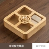 Khay gỗ vuông đựng bánh kẹo, ô mai, mứt Tết - Decor bàn trà, phòng khách 2