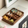 Khay gỗ vuông đựng bánh kẹo, ô mai, mứt Tết - Decor bàn trà, phòng khách 5