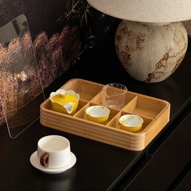 Khay gỗ vuông đựng bánh kẹo, ô mai, mứt Tết - Decor bàn trà, phòng khách 10 Khay gỗ vuông đựng bánh kẹo, ô mai, mứt Tết - Decor bàn trà, phòng khách 10