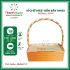 Khay gói quà Tết chữ nhật bắn dây nhựa màu cam - Giỏ quà sang trọng, chỉ 54.000₫