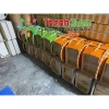 Khay gói quà Tết chữ nhật bắn dây nhựa màu cam - Giỏ quà sang trọng, chỉ 54.000₫ 5