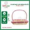 Khay gói quà Tết chữ nhật cạp nhựa trắng đỏ - Giá ưu đãi 59.000, tiện lợi, sang trọng