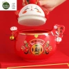 Khay Hũ Mứt Đa Năng Gốm Sứ Cao Cấp – Thần Tài May Mắn, Trà, Kẹo, Bánh – 150.000₫ 5