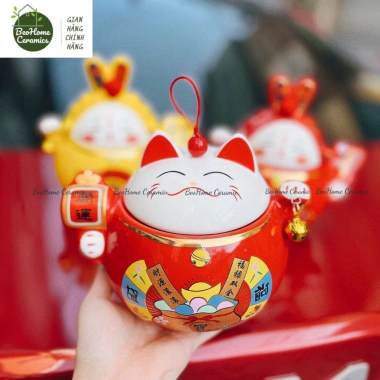 Khay Hũ Mứt Đa Năng Gốm Sứ Cao Cấp – Thần Tài May Mắn, Trà, Kẹo, Bánh – 150.000₫ 6 Khay Hũ Mứt Đa Năng Gốm Sứ Cao Cấp – Thần Tài May Mắn, Trà, Kẹo, Bánh – 150.000₫ 6