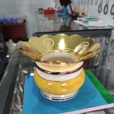 Khay Hứng Nhang Lư Hương Thờ Cúng Kim Loại - Trọng, Bảo Vệ Nhang, Giá 28,000₫ 2