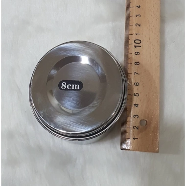 Khay inox chữ nhật và oval, khay hạt đậu, hũ bông tròn - Dụng cụ spa thẩm mỹ, giá chỉ 28.050₫