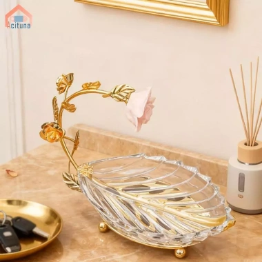 Khay Lá Đế Bánh Chắc Chắn, Trong Suốt - Trang Trí Đĩa Trái Cây Nhà Hàng