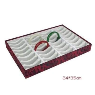 Khay lụa đựng vòng bản 40ô xếp size tiện lợi, giảm giá 22% chỉ 188.600 VND