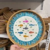 Khay mây khảm trai tròn - hỏa tốc, đựng đồ ăn, decor chụp ảnh - thủ công 6