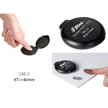 KHAY MỰC Shiny SM-1/SM-2A - Hộp Dấu Lăn Tay Màu Xanh Đỏ Đen, Giá 120.000 VND