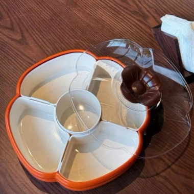 Khay Mứt Bánh Kẹo Hình Quả Hồng Sang Xịn - Giá chỉ 155.000đ, giảm tới 31.000đ