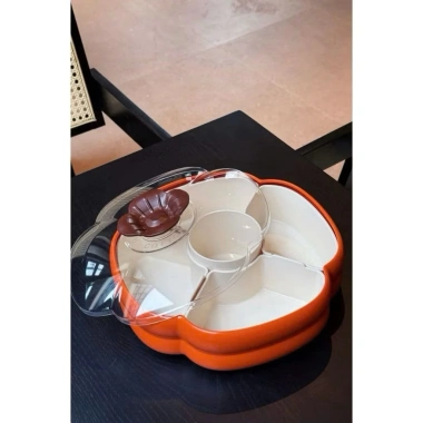 Khay Mứt Bánh Kẹo Hình Quả Hồng Sang Xịn - Giá chỉ 155.000đ, giảm tới 31.000đ