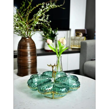 Khay mứt Bánh Kẹo Nhựa + Khung Kim Loại Nghệ Thuật – Phòng Khách, Quán Cà Phê 90.000đ 2