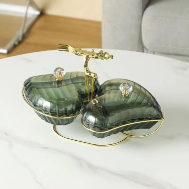 Khay mứt Bánh Kẹo Nhựa + Khung Kim Loại Nghệ Thuật – Phòng Khách, Quán Cà Phê 90.000đ 6