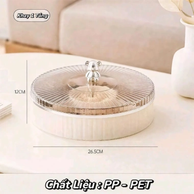 Khay Mứt Gấu Cao Cấp Đựng Bánh Kẹo Tết Nhựa An Toàn - Giá ưu đãi 102.900đ 10